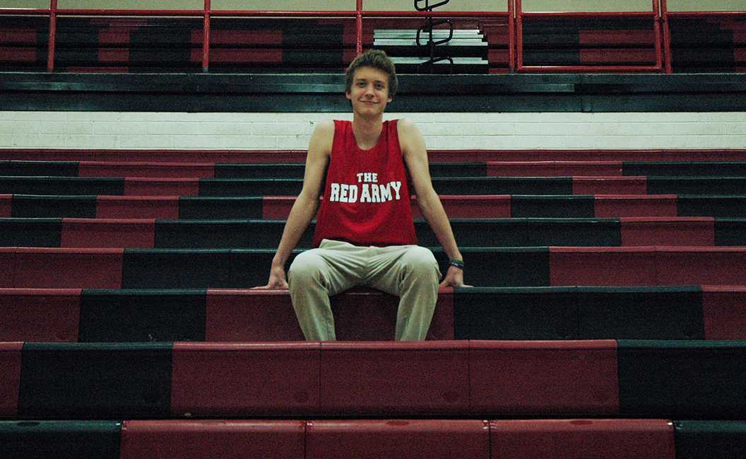 Photo by Cory Wyman 16 - Race Carter 15 is known as a guy on campus with a lot of school spirit, attending games and supporting his school.