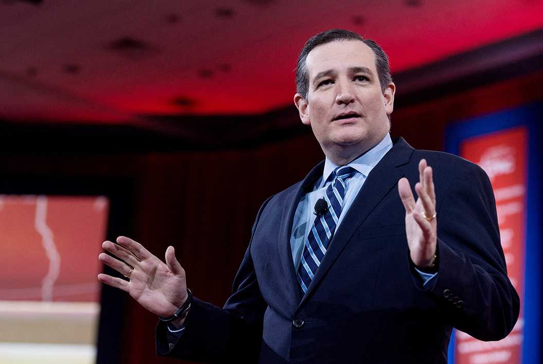 Photo Courtesy of Tribune News Service - U.S. Sen. Ted Cruz (R-Texas) speaks at the 42nd annual Conservative Political Action Conference (CPAC) on Thursday, Feb. 26, 2015, in National Harbor, Md. Cruz announced his presidential bid Monday.