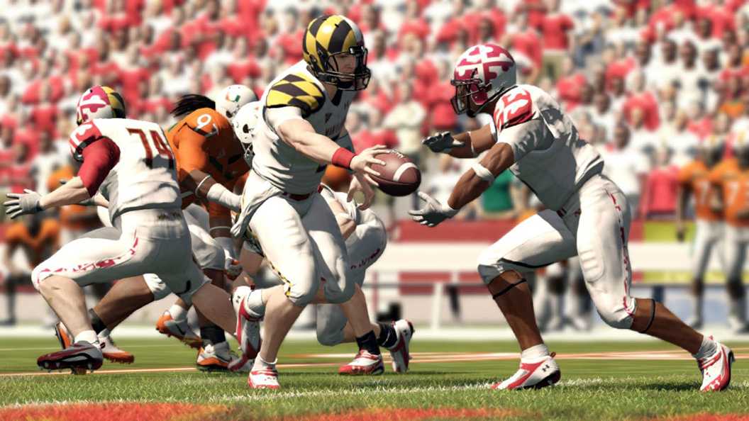 Photo Courtesy of Tribune News Service | The NCAA videogame series allows players to play as their favorite college football teams similar to the Madden football games. The series was cancelled after a lawsuit was filed against the NCAA and EA sports