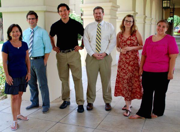 Photo by Colin M. Prenger '11 - New faces on campus: From left to right Brophy's 2010 new faculty and staff are Ms. Terri Tierney, Mr. Ryan Hubbell, Mr. Christopher Ramsey, Mr. Andrew Bradley, Ms. Hollie Haycock and Ms. Krystle Powell.