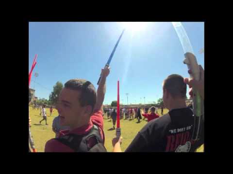 Video: Students gather for annual Star Wars battle