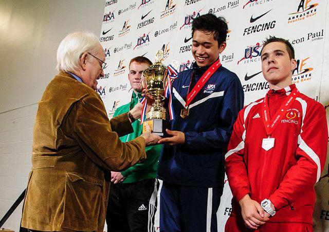 Junior awarded gold medal at Fencing Nationals