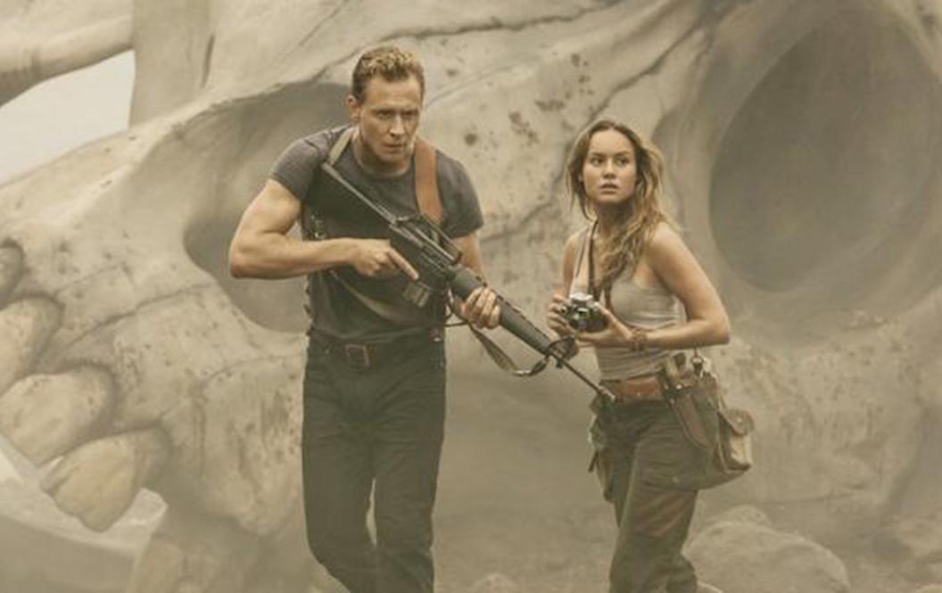 Tom Hiddleston and Brie Larson in Kong: Skull Island”.  “Kong: Skull Island” is the newest of many movies based off of the original and iconic “King Kong” movie.