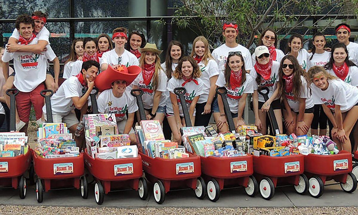 Photo Courtesy of Brendan Burg ’17 | The Phoenix Children’s Hospital Teen Board is composed of students across the valley who host fundraising events for toys, games, and other materials for the well being of patients.