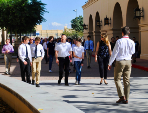 Hopeful students toured the campus at the 2019 Open House