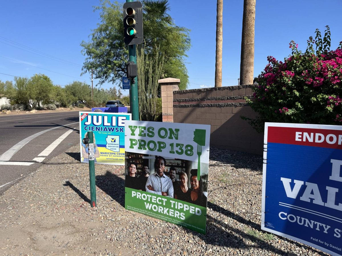 A photo of an approval for Prop138 near Indian School. 