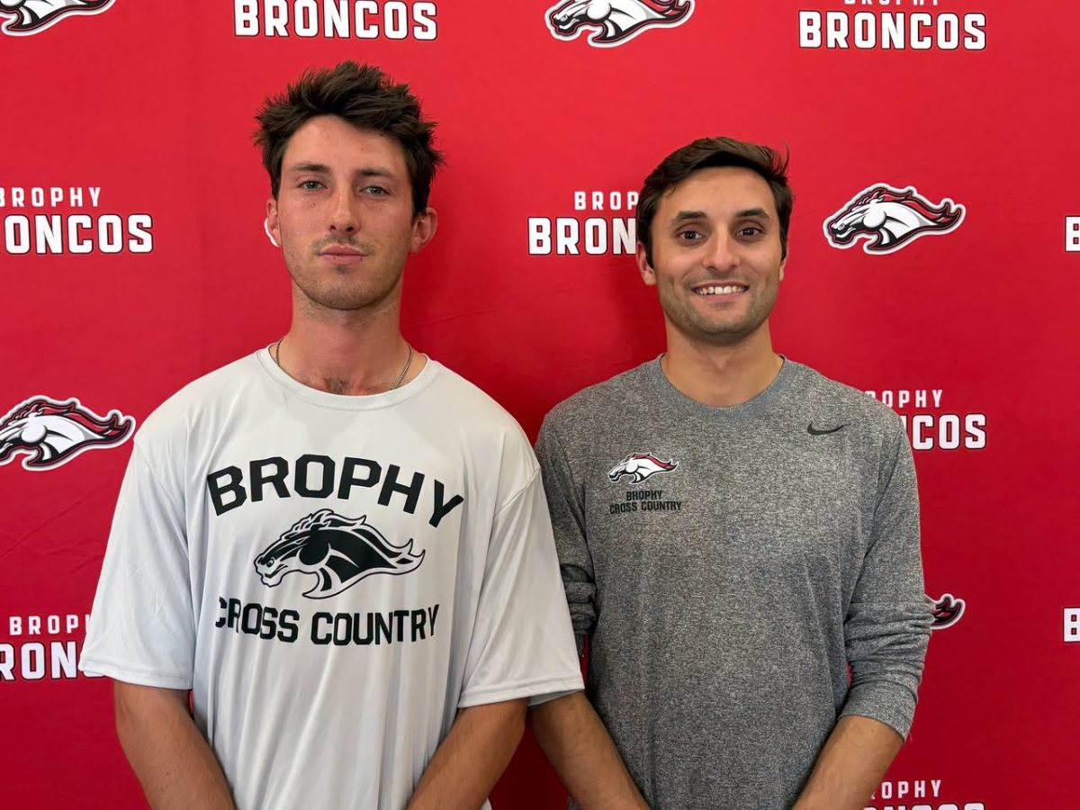 Coach Johnny Murphy '22 and Coach Mr. Jackson Moran '21